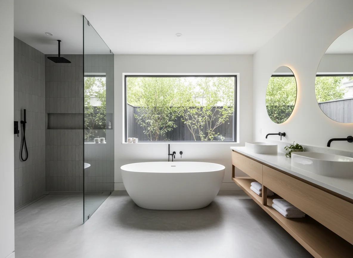 small bathroom layout ideas in 1050 sq ft house plan #4