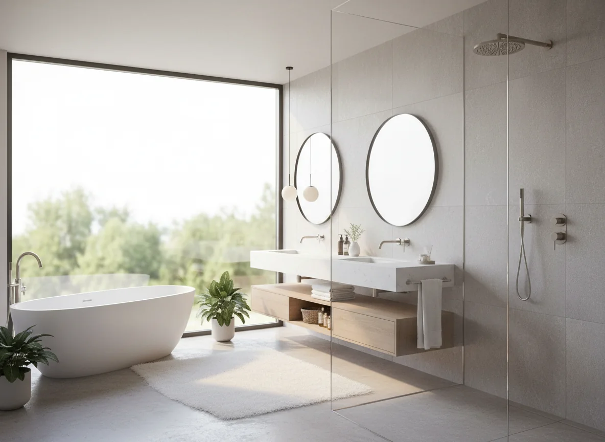 small bathroom layout ideas in 1100 sq ft house plan #5