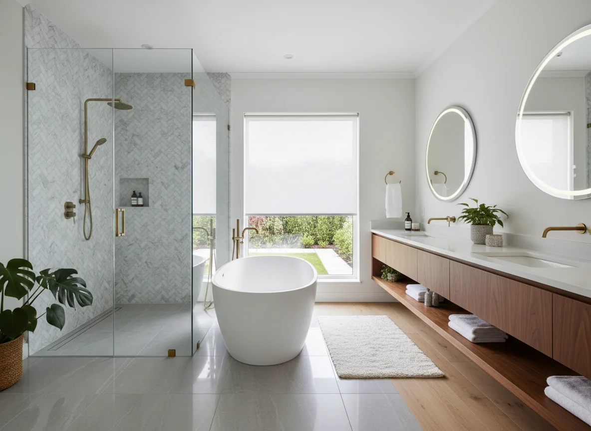 small bathroom layout ideas in 1200 sq ft house plan #3