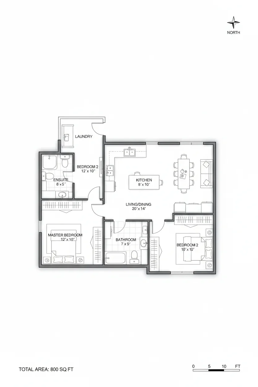 Floor plan layout for 1620 sq ft large house plan #1