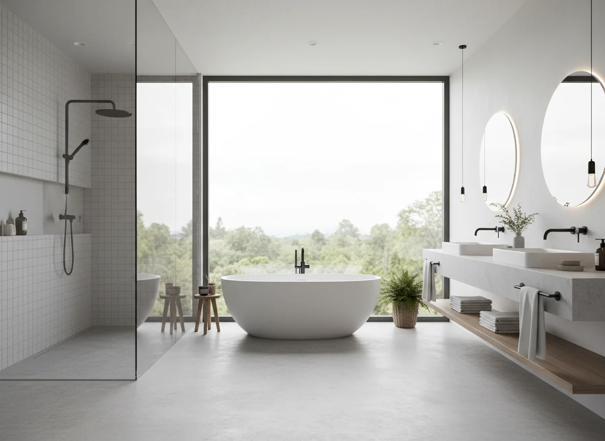 small bathroom layout ideas in 810 sq ft house plan #1