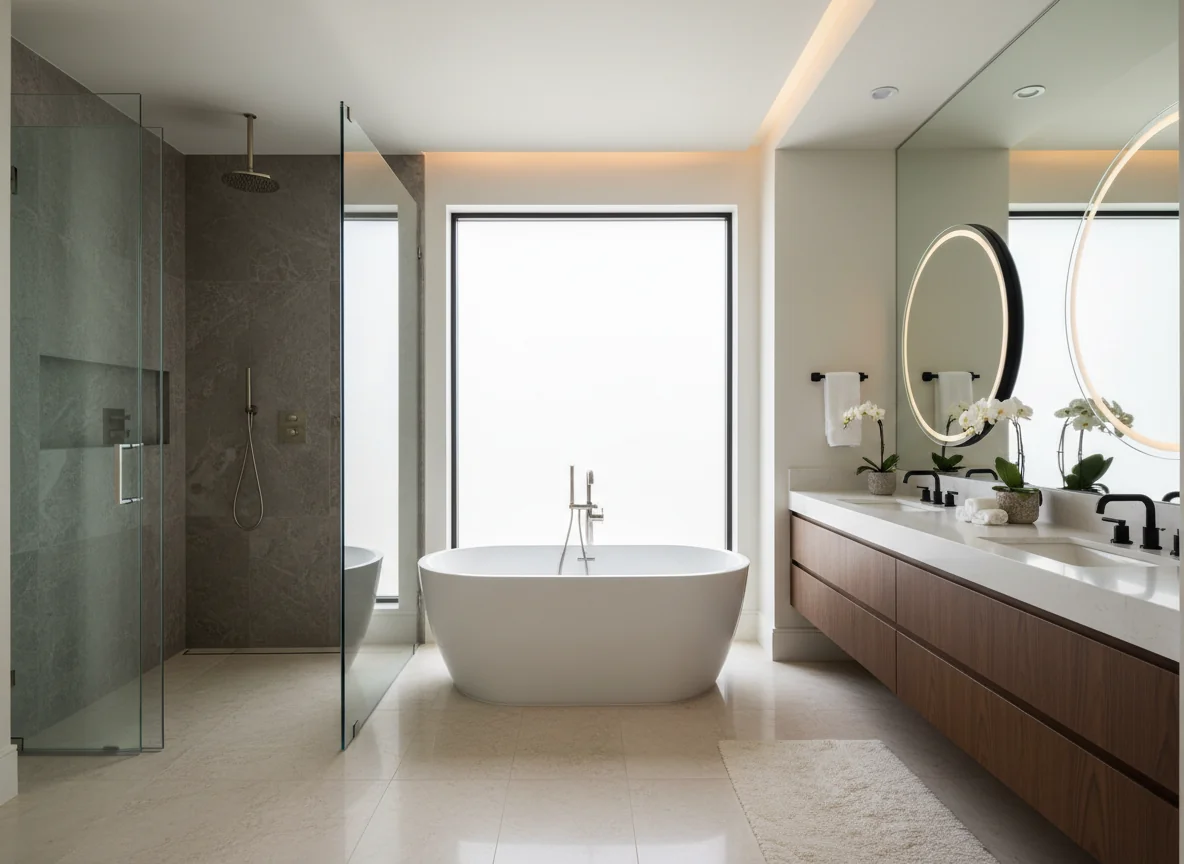 small bathroom layout ideas in 1100 sq ft house plan #5