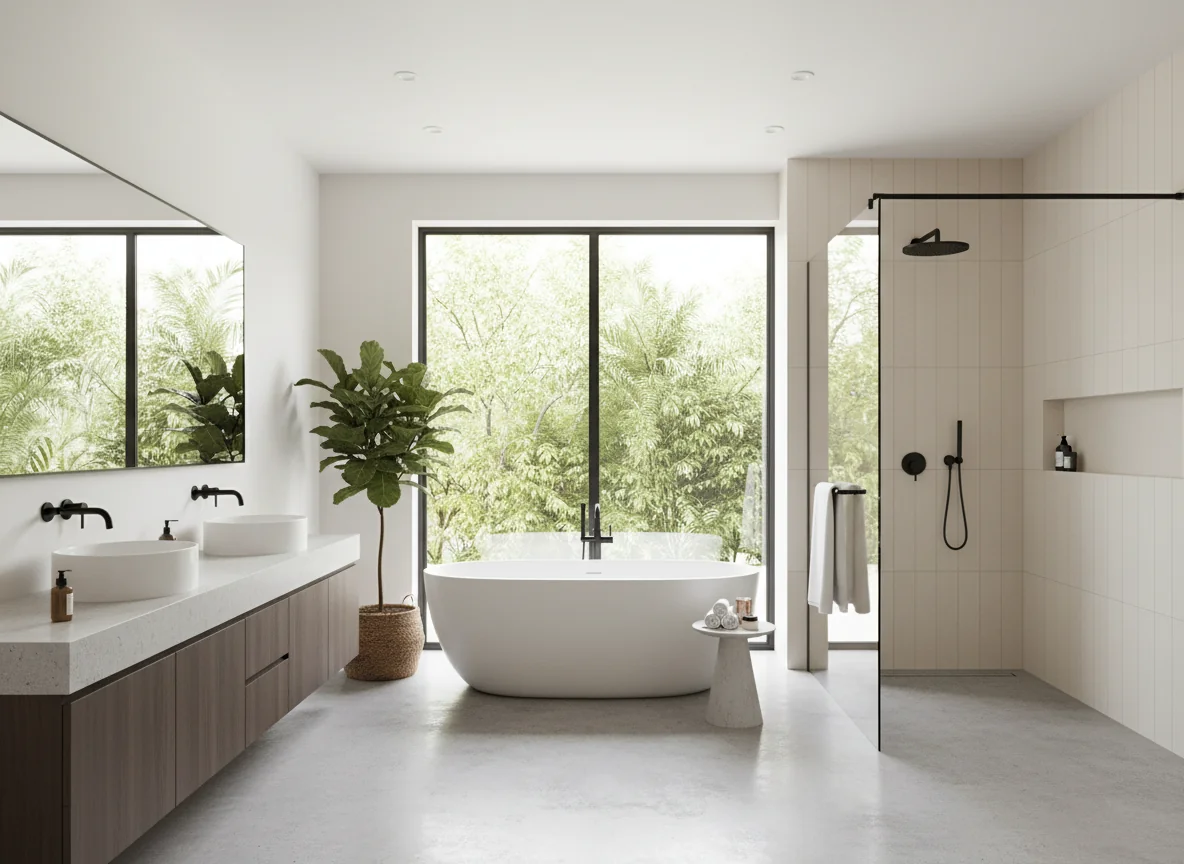 small bathroom layout ideas in 1900 sq ft house plan #2