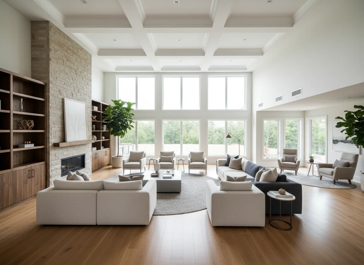 small living room ideas in 1980 sq ft large house plan #1