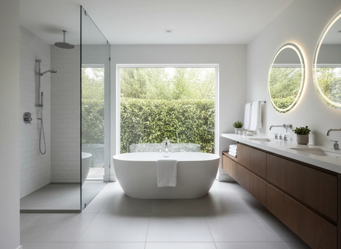small bathroom layout ideas in 2090 sq ft house plan #2