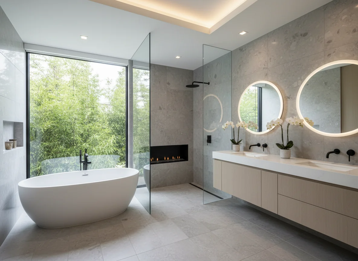 small bathroom layout ideas in 2200 sq ft house plan #3