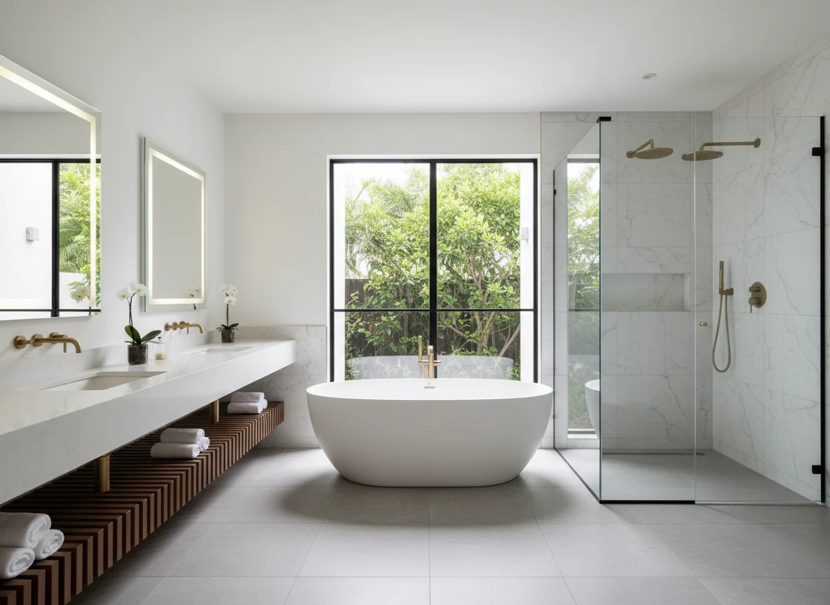 small bathroom layout ideas in 2420 sq ft house plan #5
