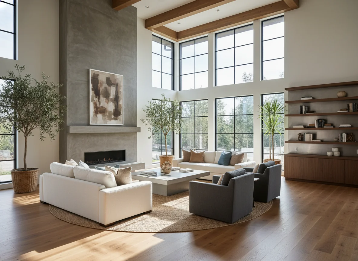 small living room ideas in 2640 sq ft large house plan #5