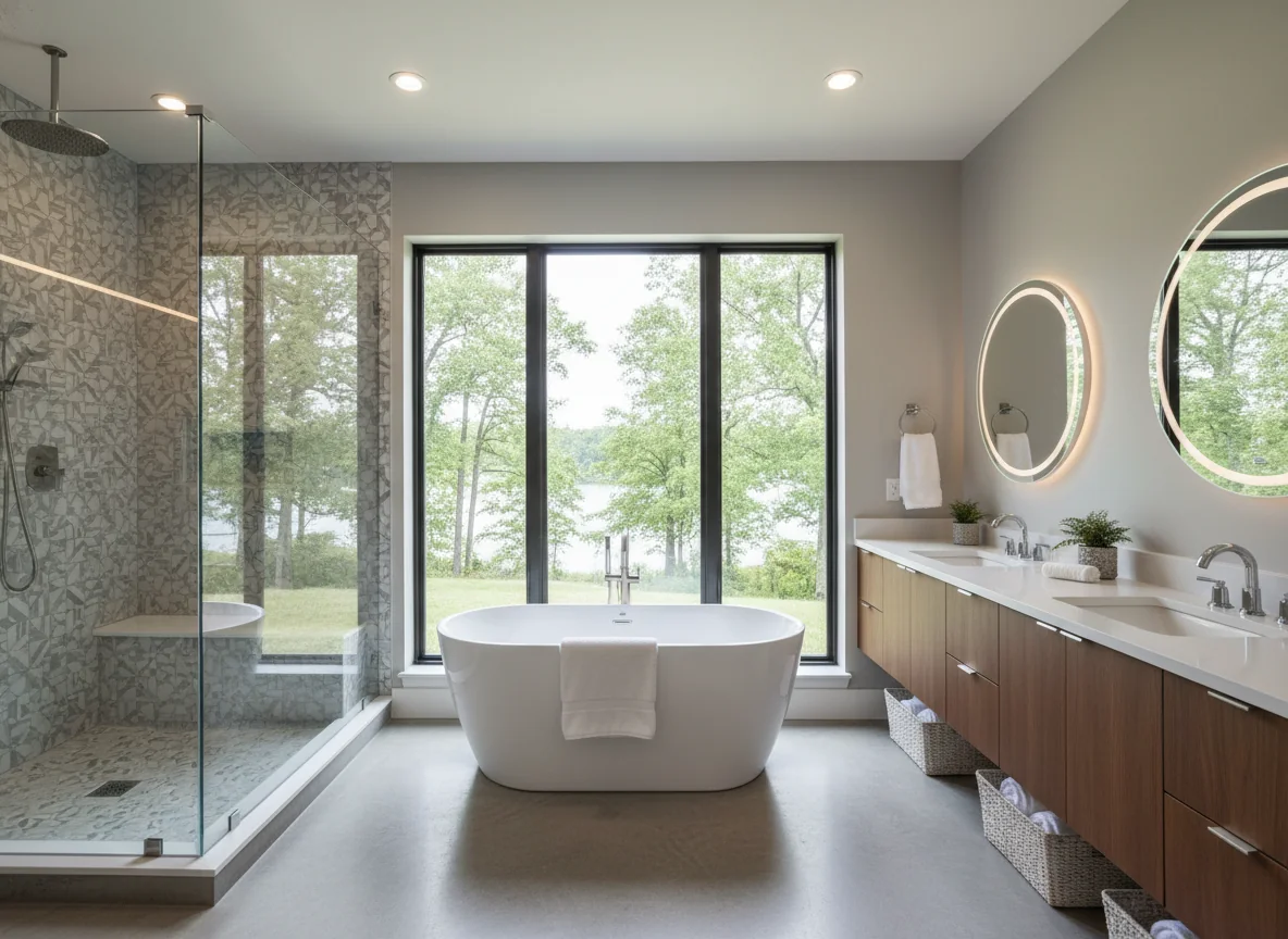 small bathroom layout ideas in 2500 sq ft house plan #3