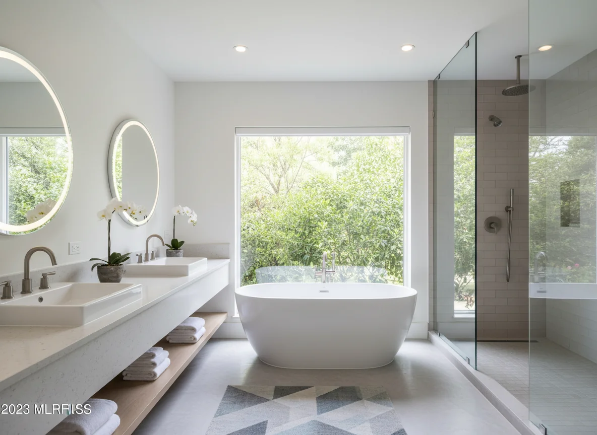 small bathroom layout ideas in 1140 sq ft house plan #2