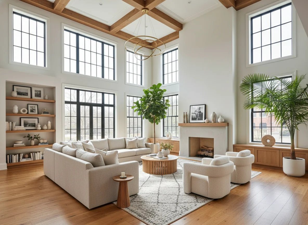 small living room ideas in 990 sq ft compact-family house plan #1