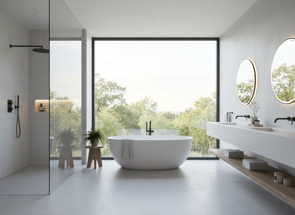small bathroom layout ideas in 1100 sq ft house plan #3