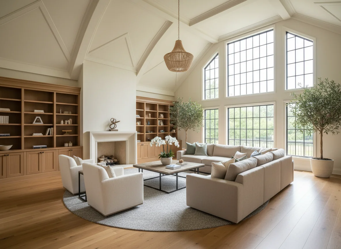 small living room ideas in 1155 sq ft compact-family house plan #4