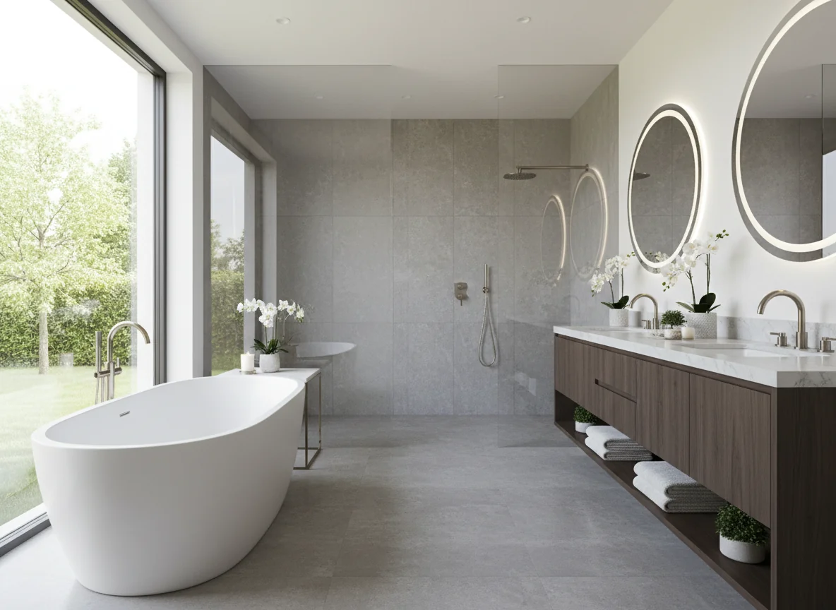 small bathroom layout ideas in 2700 sq ft house plan #1