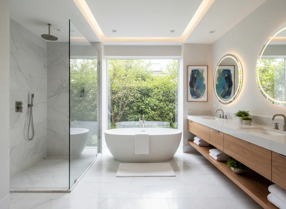 small bathroom layout ideas in 2850 sq ft house plan #2