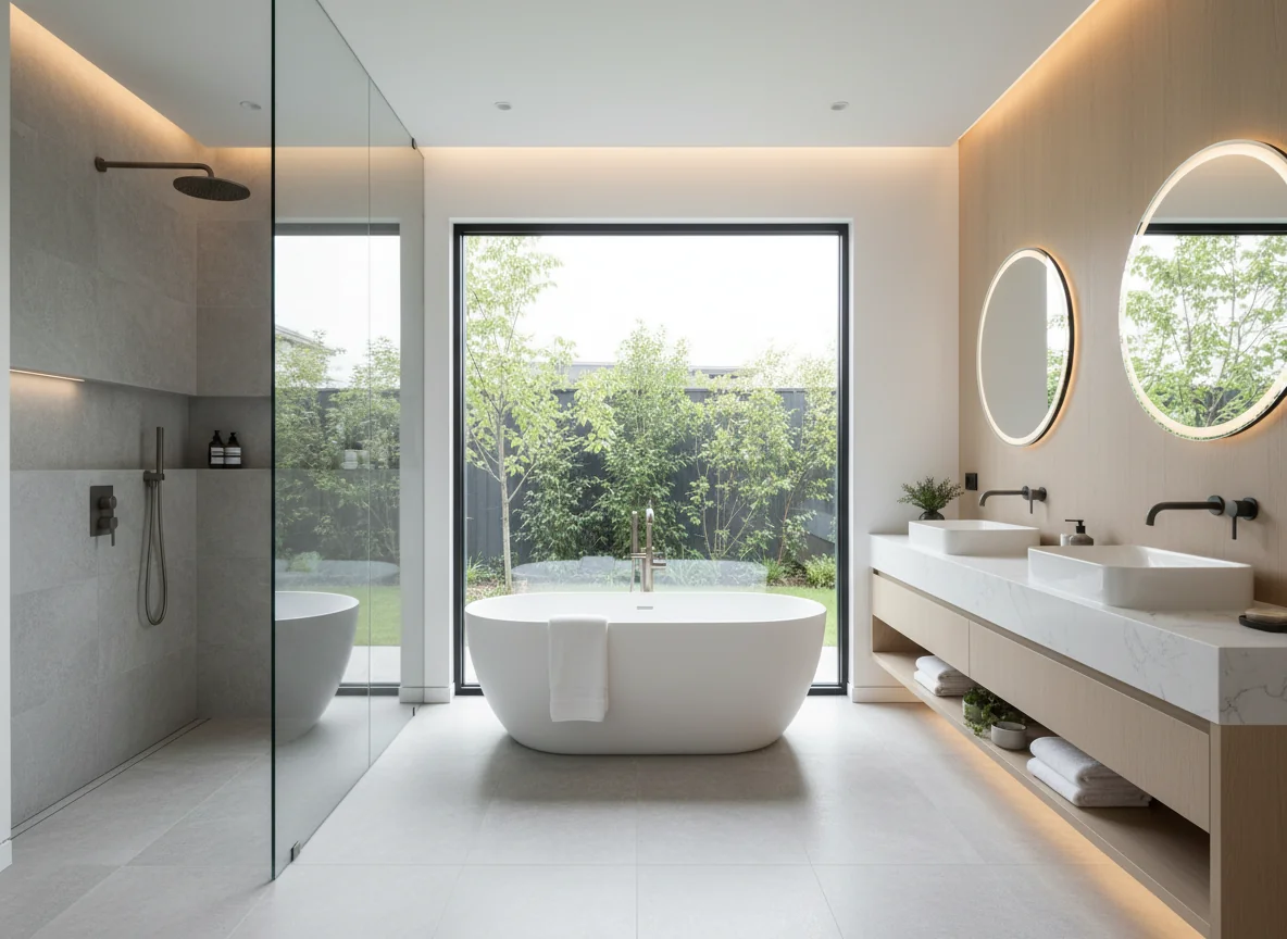 small bathroom layout ideas in 3150 sq ft house plan #4