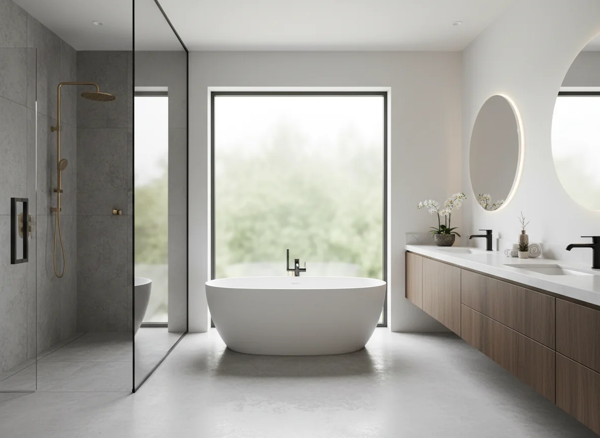 small bathroom layout ideas in 1800 sq ft house plan #3