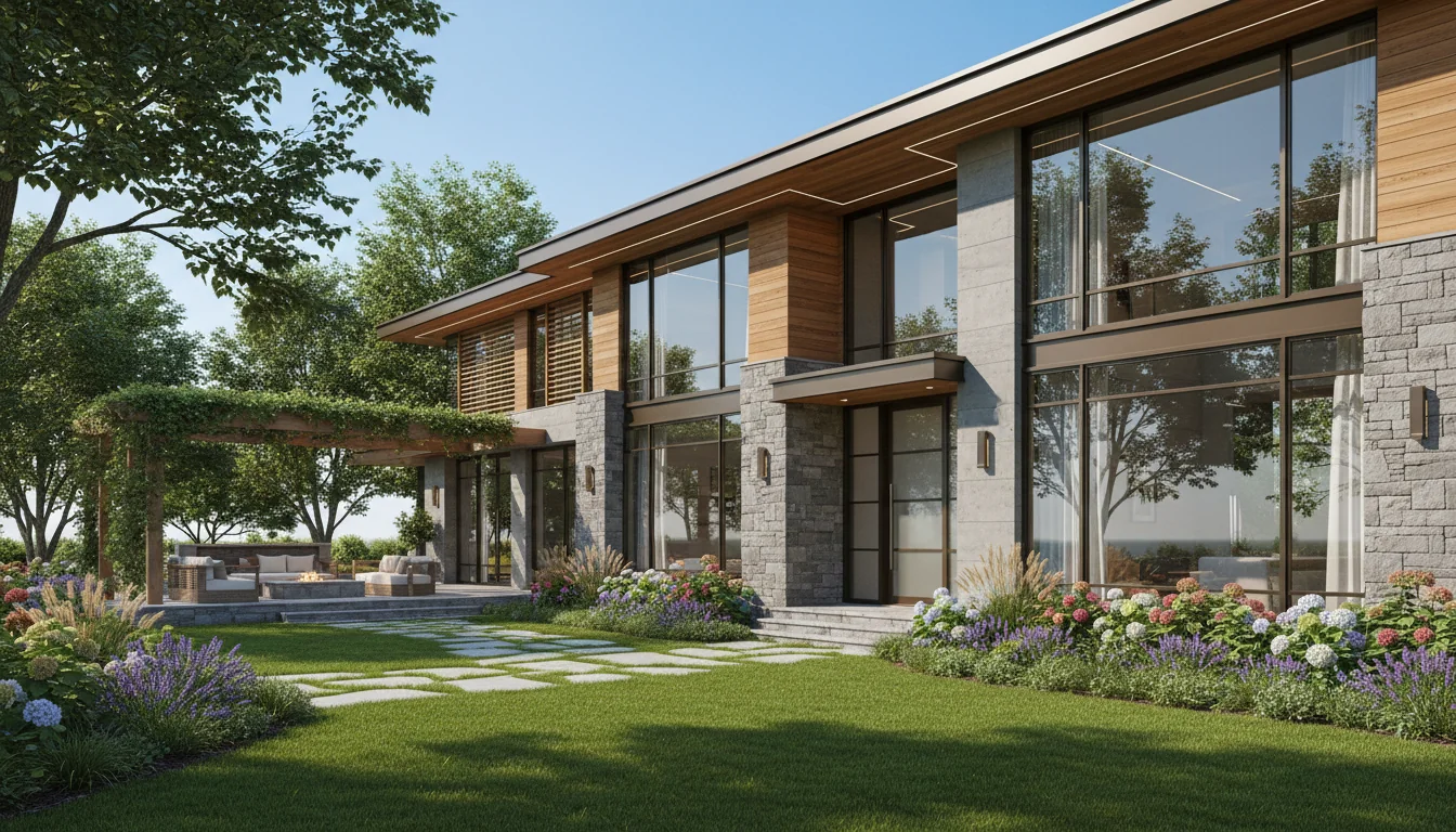 Beautiful 2250 sq ft 5-bedroom large-family house plan with 3 bathrooms. Build cost: $281,250-$450,000.