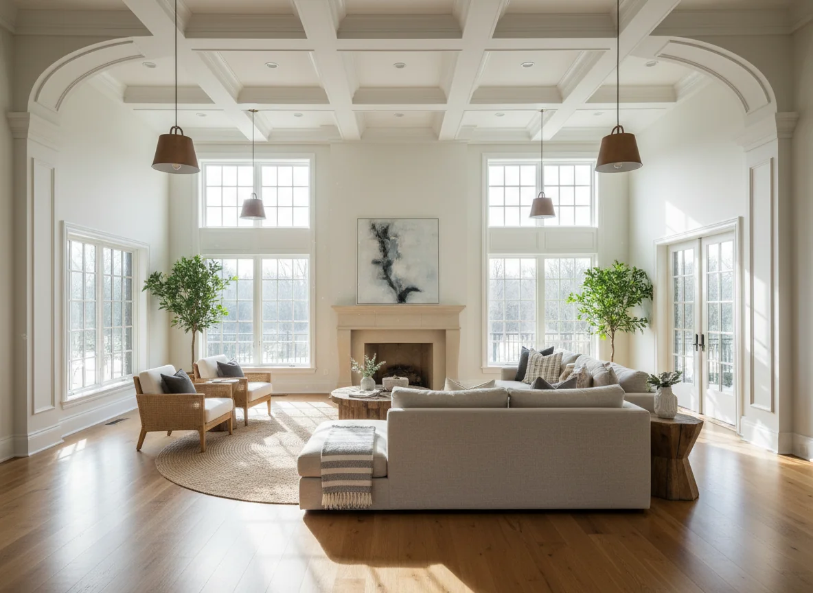 small living room ideas in 2250 sq ft large-family house plan #1