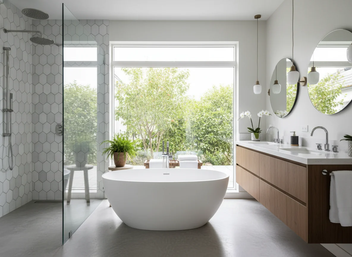 small bathroom layout ideas in 540 sq ft house plan #1