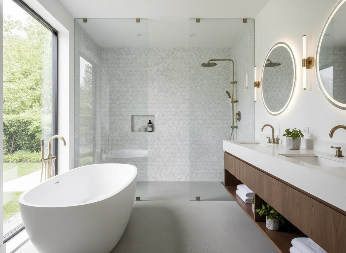 small bathroom layout ideas in 570 sq ft house plan #2