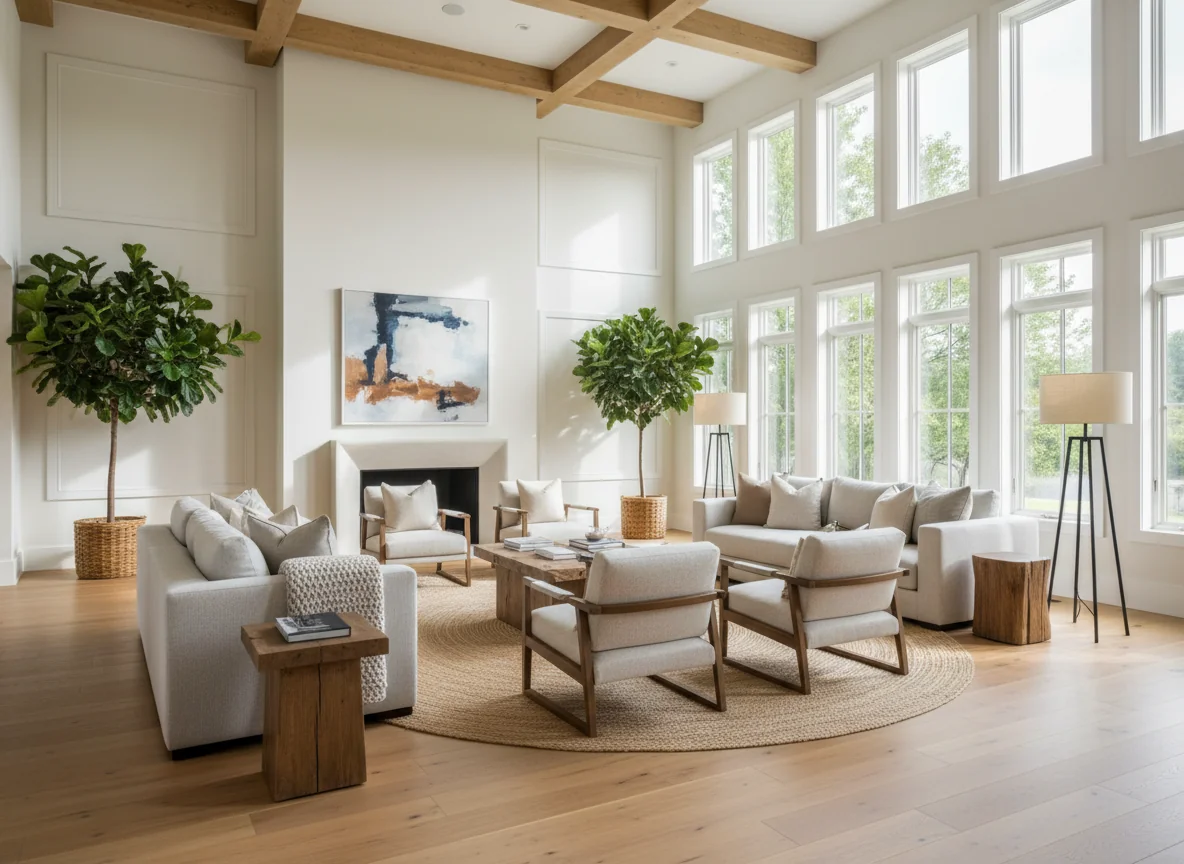small living room ideas in 735 sq ft small house plan #4
