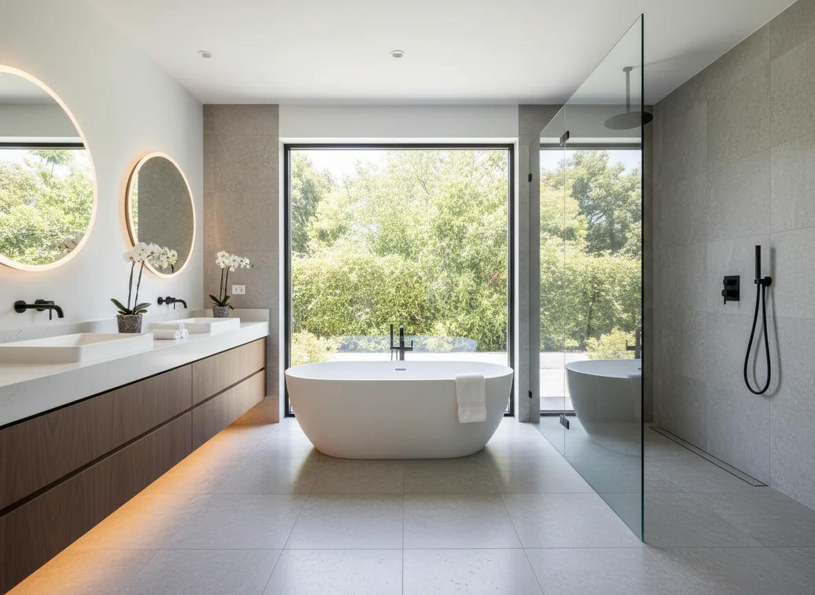 small bathroom layout ideas in 810 sq ft house plan #1