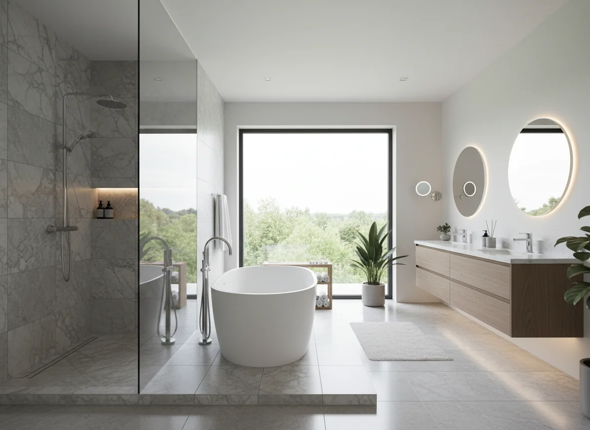 small bathroom layout ideas in 945 sq ft house plan #4