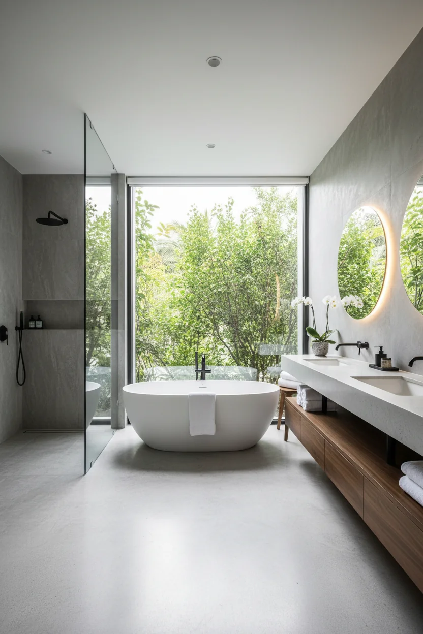 small bathroom layout ideas in 990 sq ft house plan #5