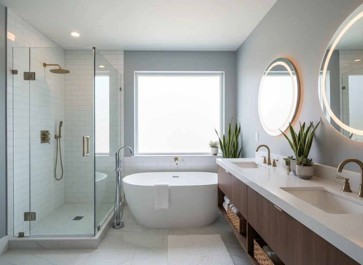small bathroom layout ideas in 880 sq ft house plan #5
