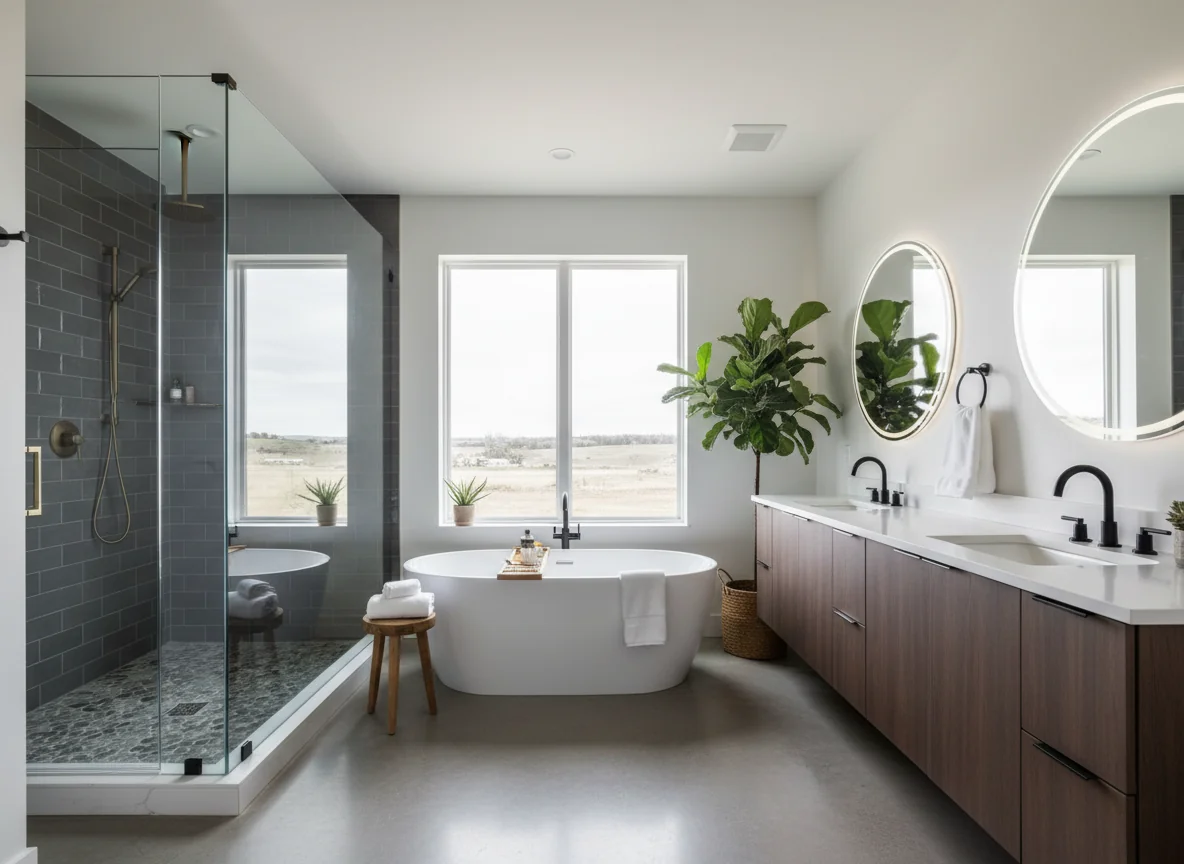 small bathroom layout ideas in 1800 sq ft house plan #1