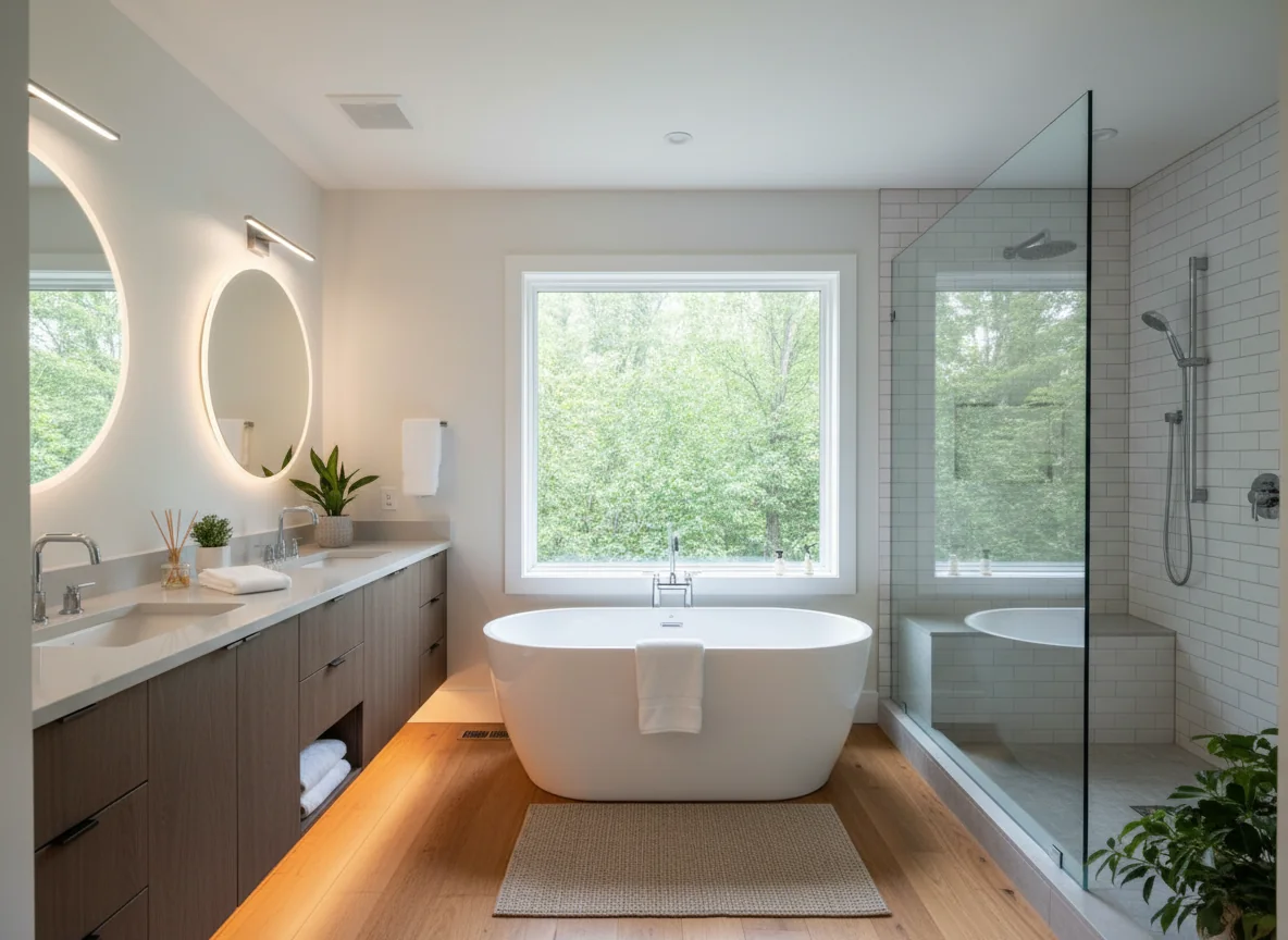 small bathroom layout ideas in 1140 sq ft house plan #2
