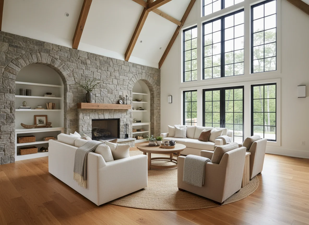 small living room ideas in 1140 sq ft cottage house plan #2