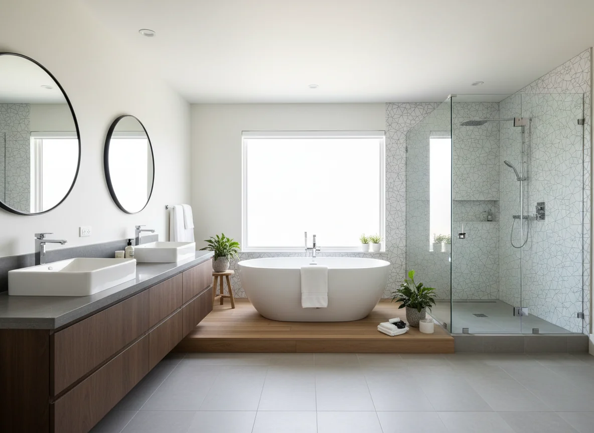 small bathroom layout ideas in 1320 sq ft house plan #5