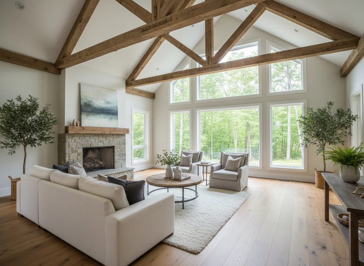 small living room ideas in 1320 sq ft cottage house plan #5