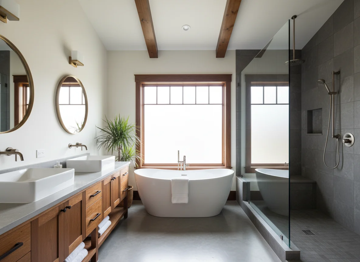 small bathroom layout ideas in 1425 sq ft house plan #2