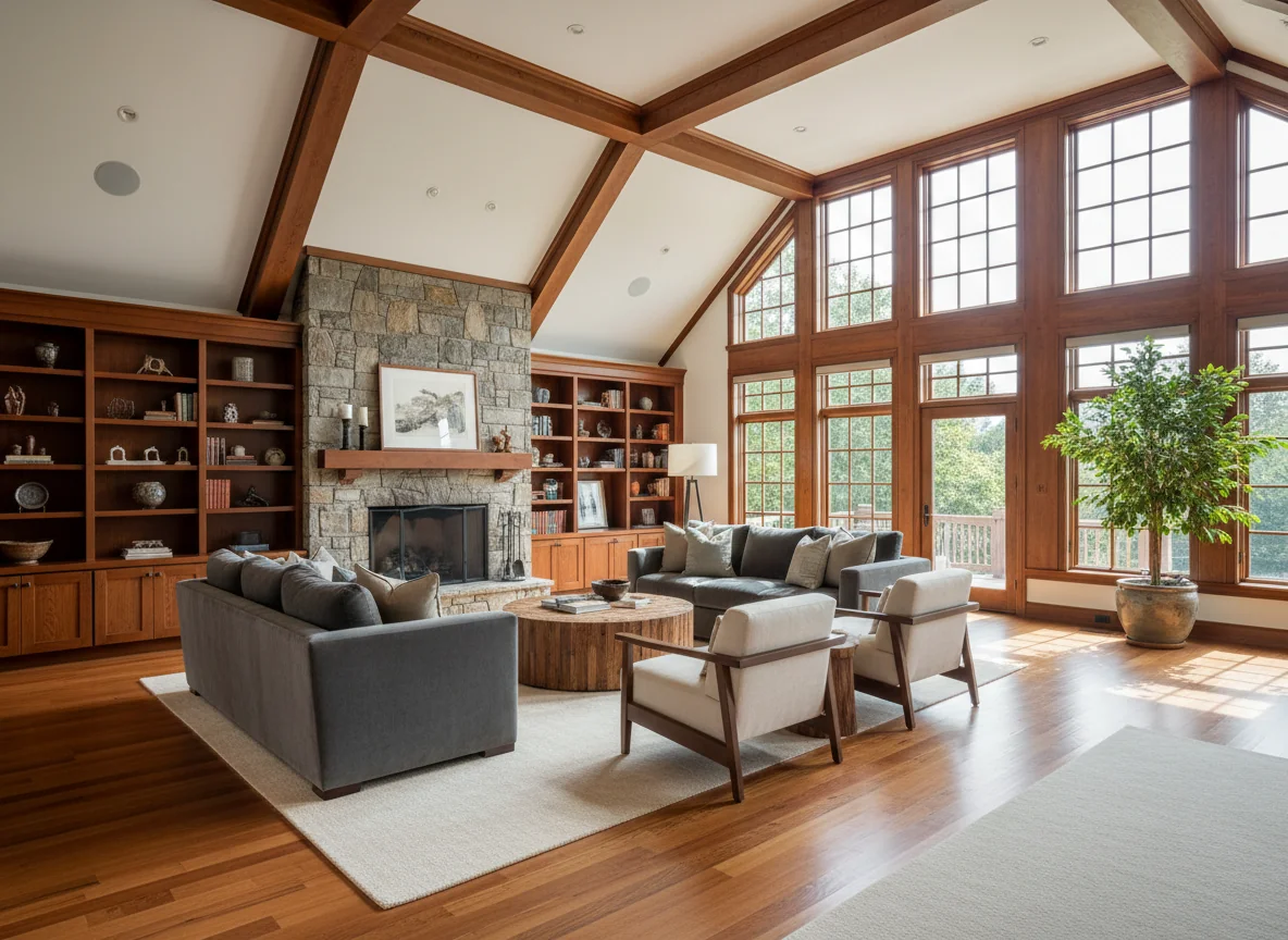 small living room ideas in 1575 sq ft craftsman house plan #4