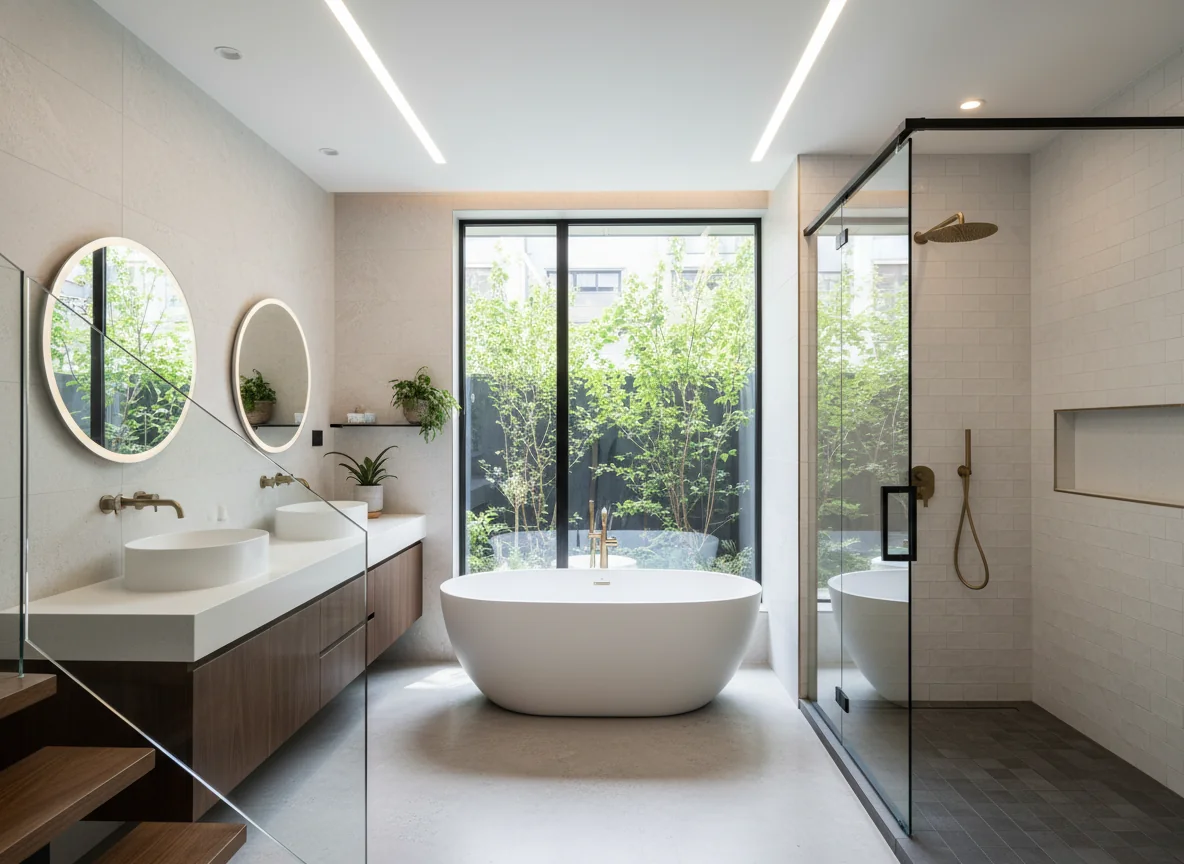 small bathroom layout ideas in 1800 sq ft house plan #1