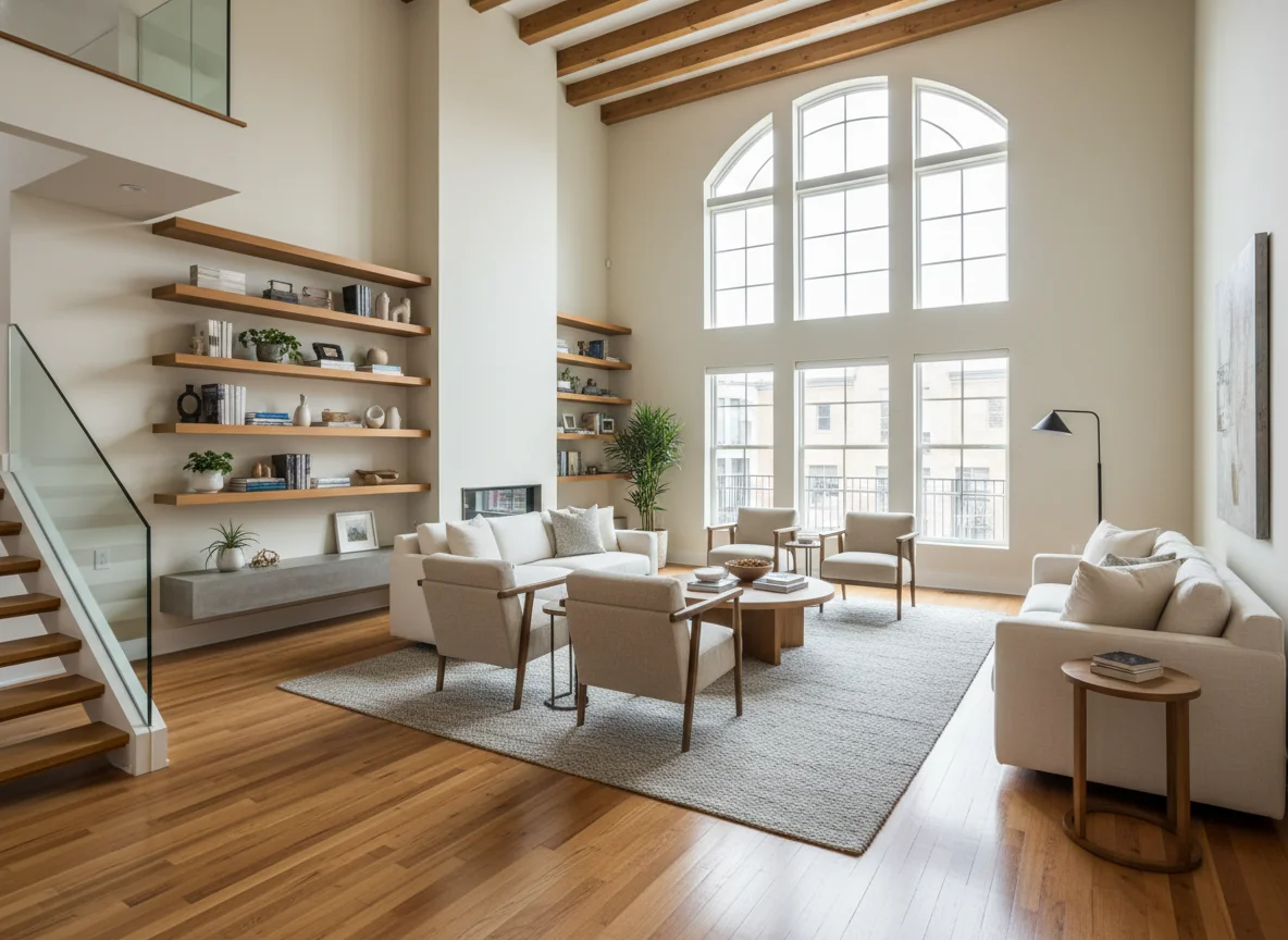 small living room ideas in 1800 sq ft duplex house plan #1