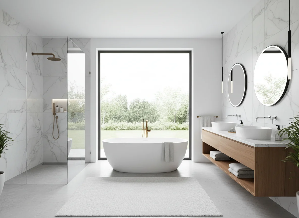 small bathroom layout ideas in 1900 sq ft house plan #2