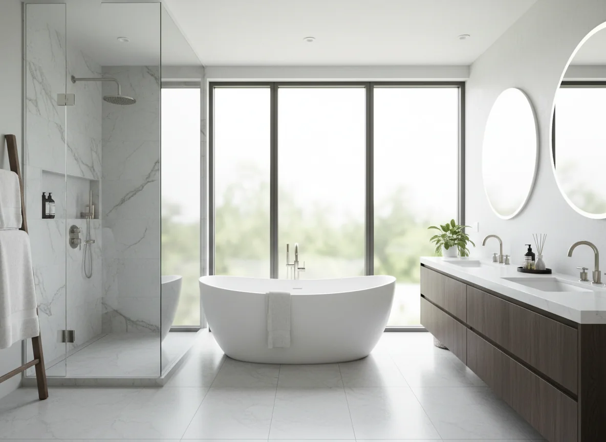small bathroom layout ideas in 2100 sq ft house plan #4