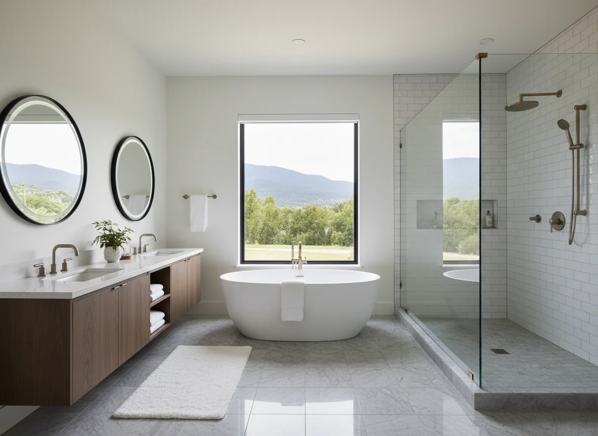 small bathroom layout ideas in 2200 sq ft house plan #5