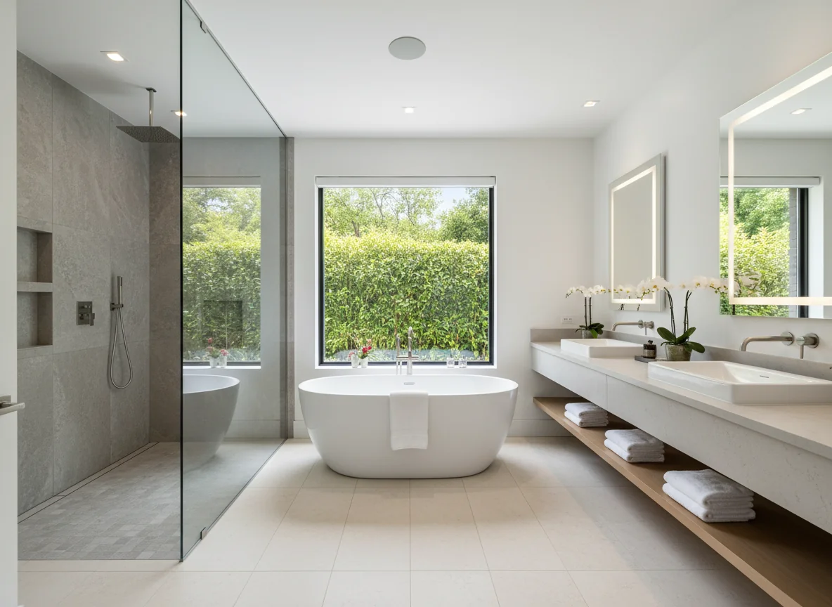 small bathroom layout ideas in 765 sq ft house plan #1