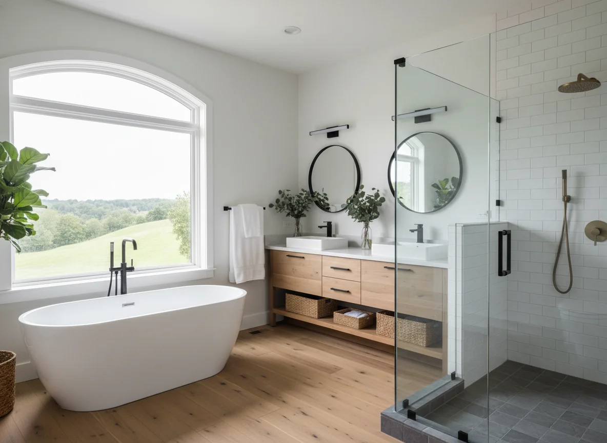 small bathroom layout ideas in 1710 sq ft house plan #2