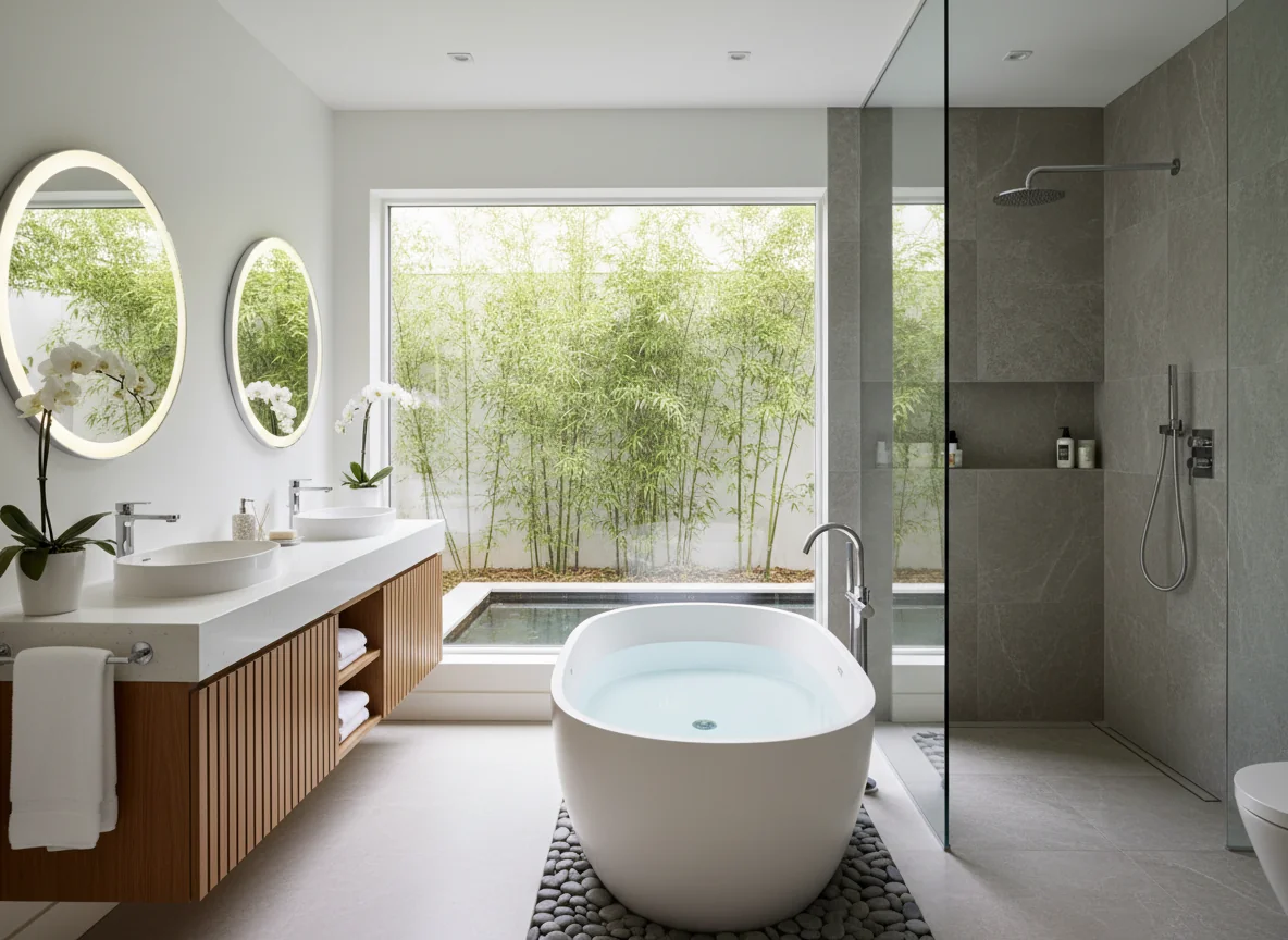 small bathroom layout ideas in 1140 sq ft house plan #2