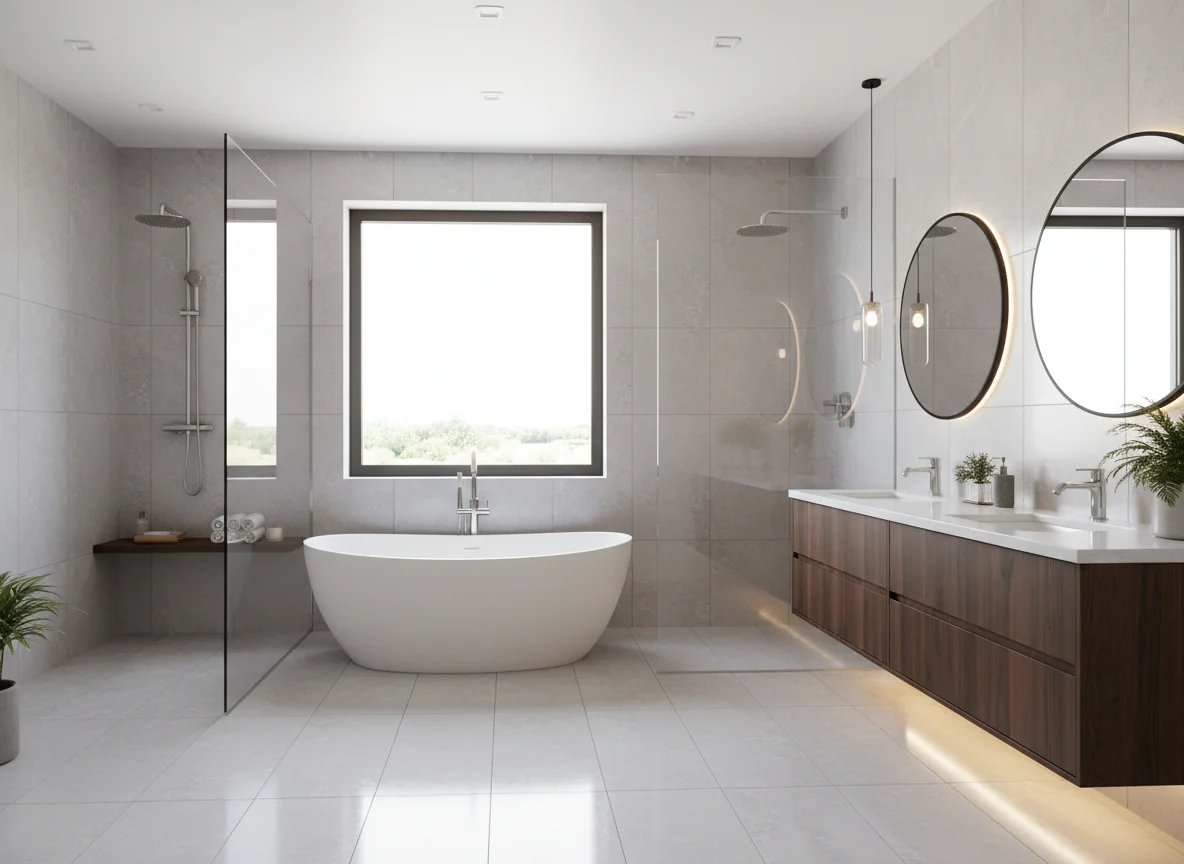 small bathroom layout ideas in 1260 sq ft house plan #4