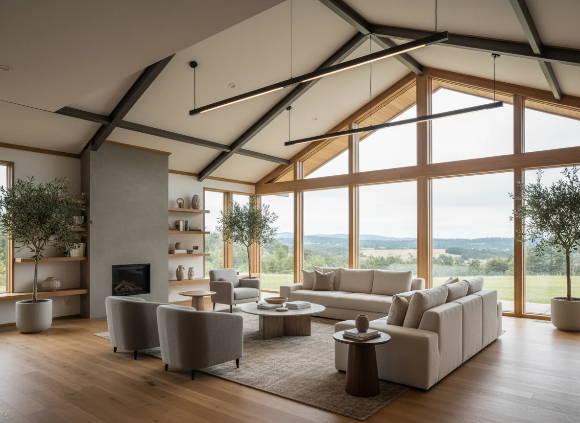 small living room ideas in 1260 sq ft prefab house plan #4