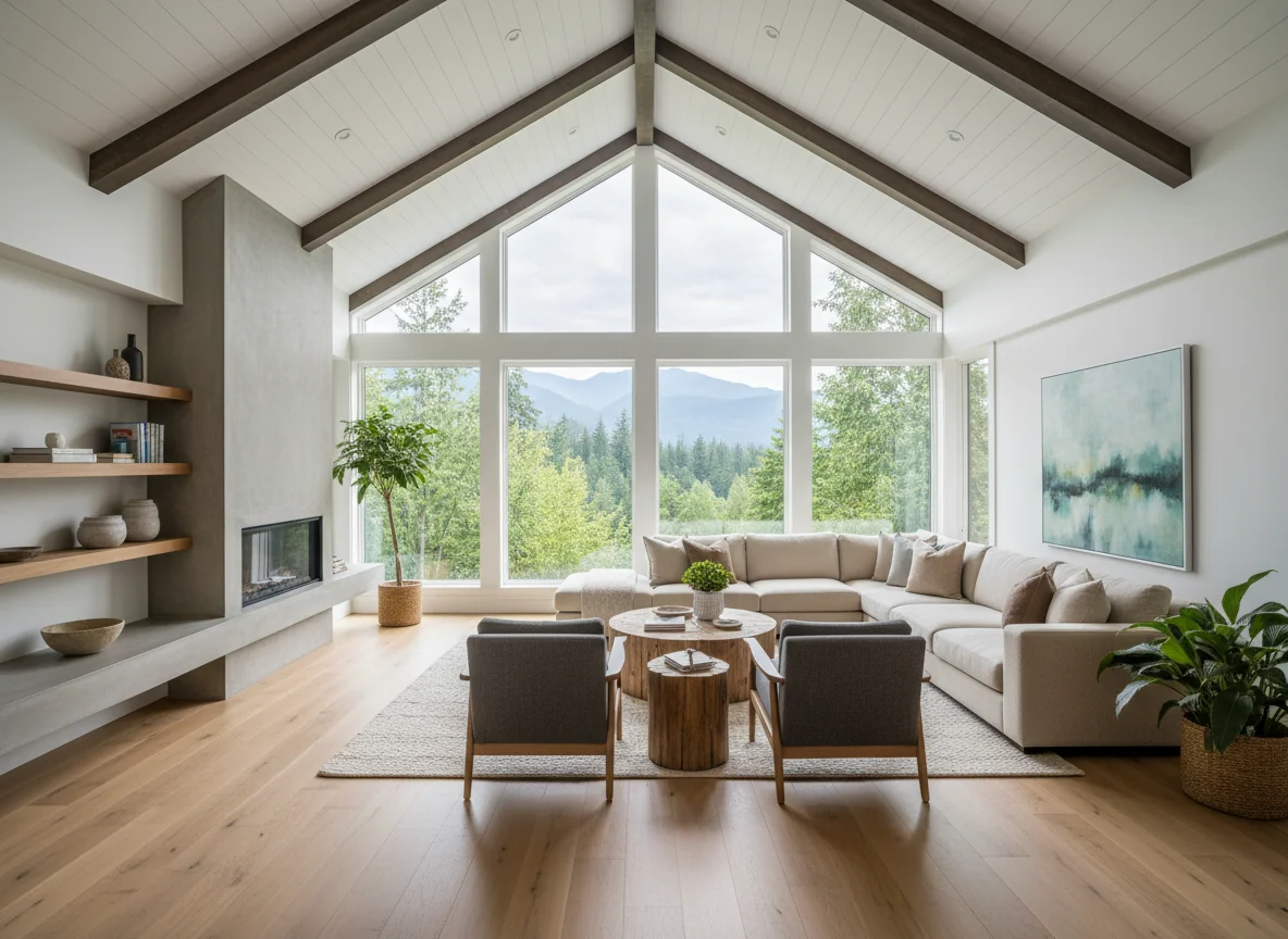 small living room ideas in 1320 sq ft prefab house plan #5