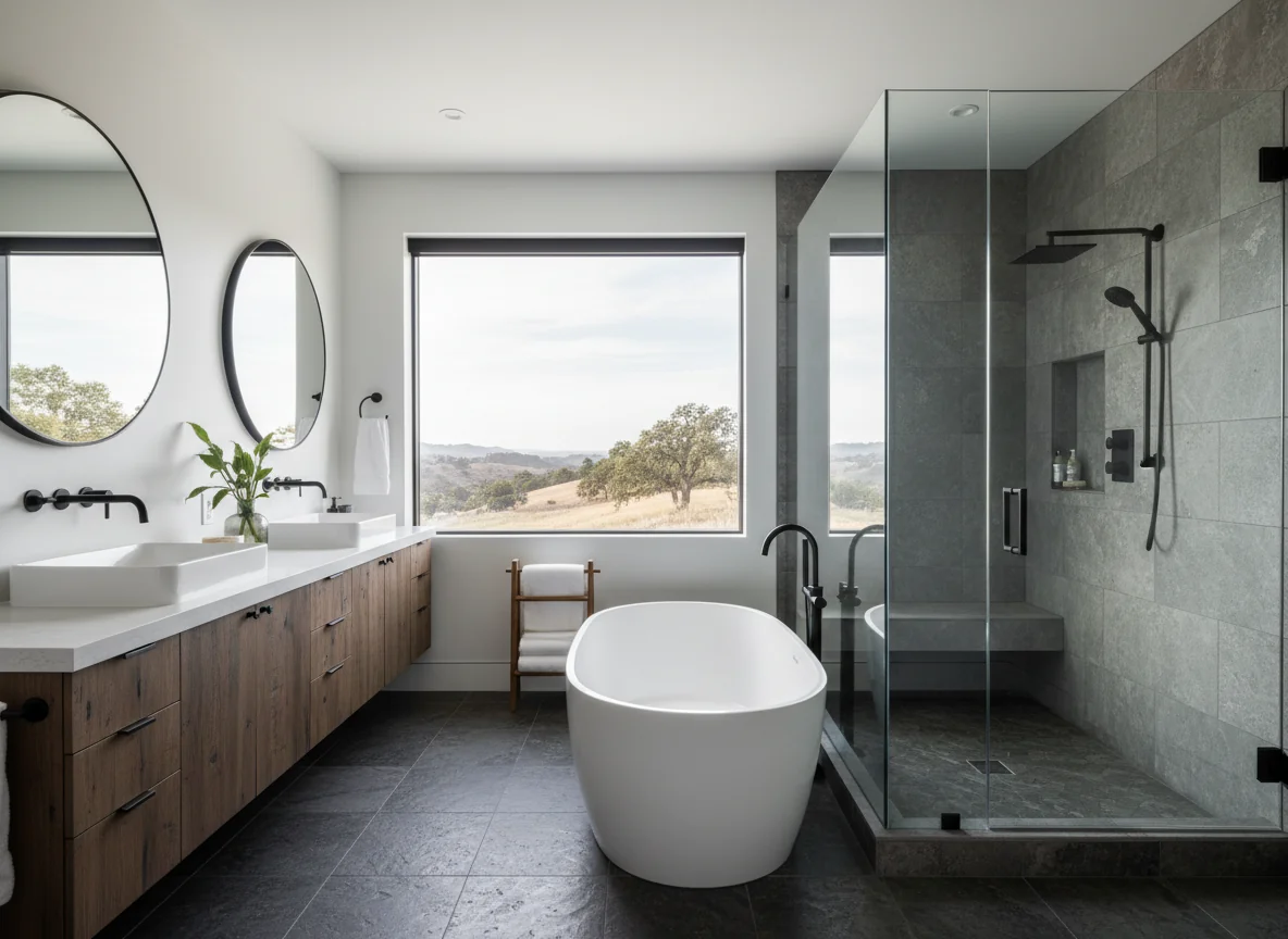 small bathroom layout ideas in 1425 sq ft house plan #2