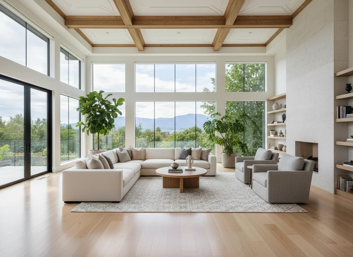 small living room ideas in 990 sq ft small house plan #1